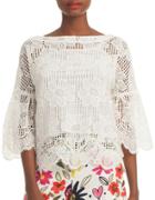 Trina Turk September Bell Sleeve Lace Top