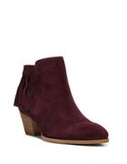 Franco Sarto Gerri Fringed Suede Ankle Boot