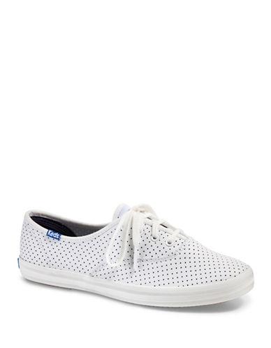 Keds Perforated Leather Sneakers