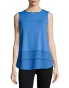 Vince Camuto Tiered Contrast Tank Top