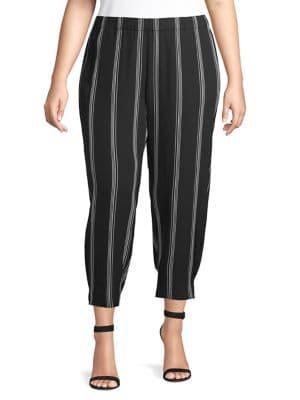 Rachel Rachel Roy Plus Rina Striped Joggers