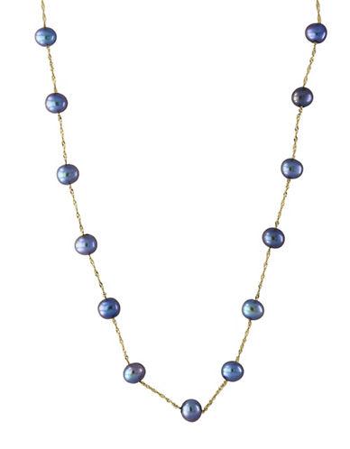 Effy 5.5mm-6mm Freshwater Pearls And 14k Yellow Gold Necklace