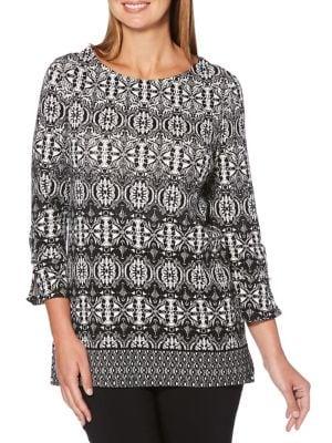 Rafaella Petites Petite Medallion Printed Tunic