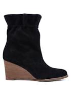 Andre Assous Sol Suede Wedge Booties