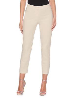 Rafaella Petite Lightweight Satin Twill Ankle Pant