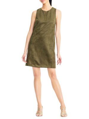 Adrianna Papell Suba Suede Shift Dress