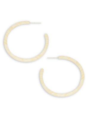 Design Lab Open Hoop Earrings