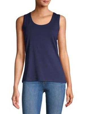 Lord & Taylor Petite Scoopneck Tank Top