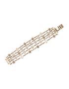 Jenny Packham Crystal Embellished Multi-row Star Bracelet