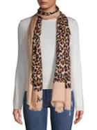 Kate Spade New York Leopard Printed Oblong Scarf