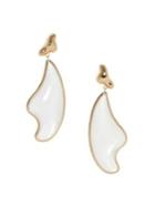 Sole Society Tassels & Fringe Crystal Butterfly Wing Earrings