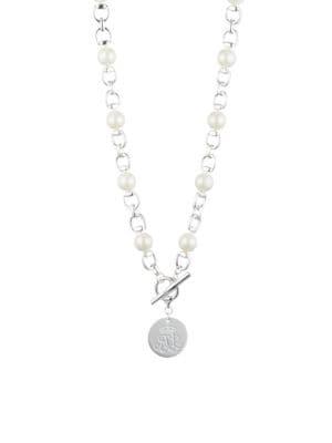 Ralph Lauren Faux Pearl Pendant Necklace