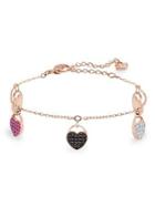 Ginger Multicolored Swarovski Crystal Heart Bracelet
