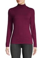 Lord & Taylor Long-sleeve Iconic Fit Turtleneck Tee