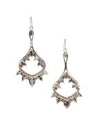 Vince Camuto Dramatic Blue Opal & Crystal Statement Earrings