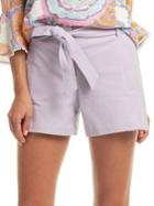 Trina Turk Bayshore Drive Belted Shorts