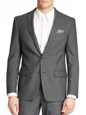 William Rast Textured Suit Jacket