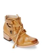 Freebird By Steven Lace-up Leather Ankle Boots