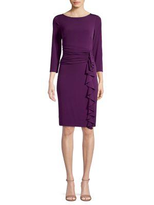 Eliza J Ruched Knee-length Dress