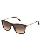 Dunhill 55mm Mesh-temple Square Sunglasses