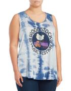 Lucky Brand Plus Front Graphic Tank Top