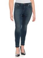 Vince Camuto Plus Frayed Cuff Jeans