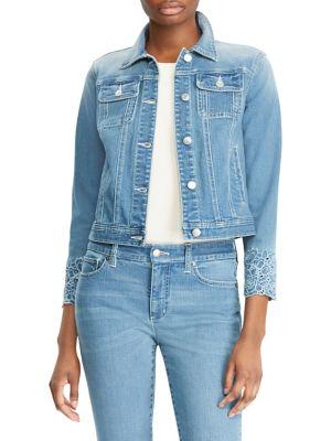 Lauren Ralph Lauren Embroidered Denim Jacket