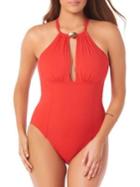 Amoressa By Miraclesuit 1-piece Seaborne Sabre Keyhole Swimsuit