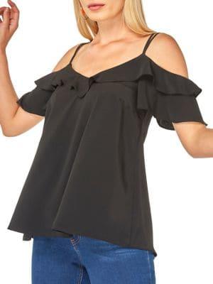 Dorothy Perkins Ruffled Cold-shoulder Cami