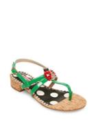 Betsey Johnson Pink Buggy Sandals