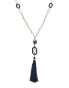 Ivanka Trump Long Tassel Pendant Necklace