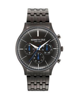 Kenneth Cole Dress Sport Logo Stainless Steel Bracelet Watch