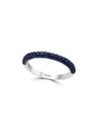 Effy Sterling Silver & Sapphire Pave Ring