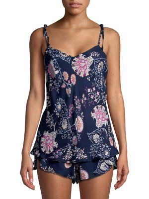 Josie Tied-strap Floral Camisole