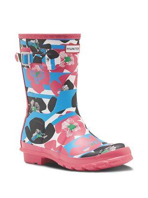 Hunter Original Floral Stripe Rain Boots