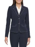 Tommy Hilfiger Pic Stitched Two-button Jacket