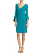 Lauren Ralph Lauren Petite Flounce-sleeve Jersey Dress