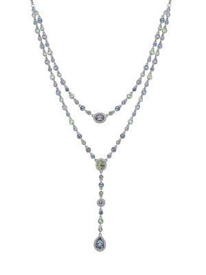 Givenchy Crystal Two-row Y-necklace