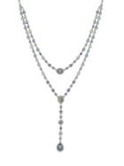 Givenchy Crystal Two-row Y-necklace