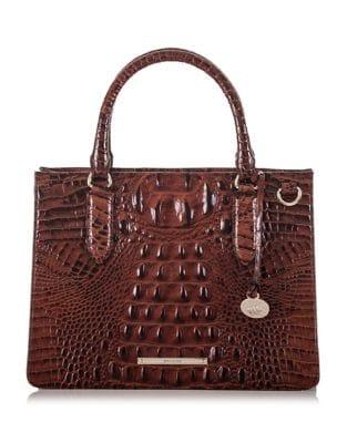 Brahmin Pecan Melbourne Small Camille Satchel