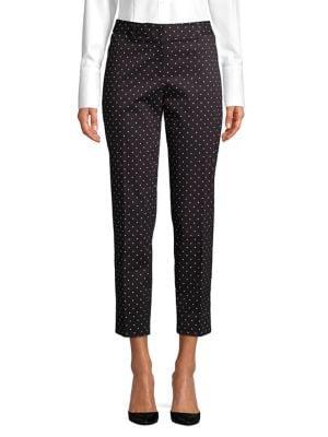 Jones New York Polka Dot Ankle Pants