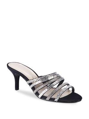Caparros Norah Embellished Satin Strappy Heels