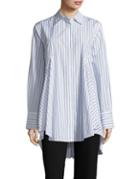 Dkny Striped Cotton Button-down Shirt