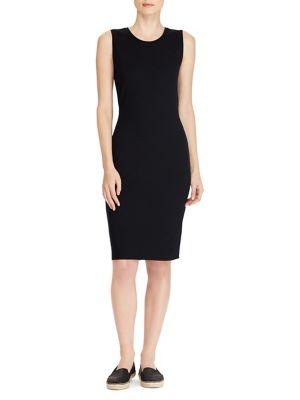 Lauren Ralph Lauren Knotted-back Jersey Dress