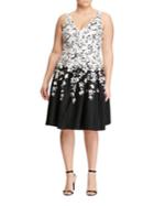 Lauren Ralph Lauren Plus Floral Fit-and-flare Dress