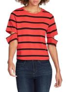 Skinny Girl Viera Zip-sleeve Sweatshirt