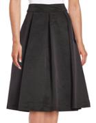 Eliza J Pleated A-line Skirt