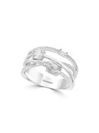 Effy Classique 14k White Gold & Diamond Wrap Ring