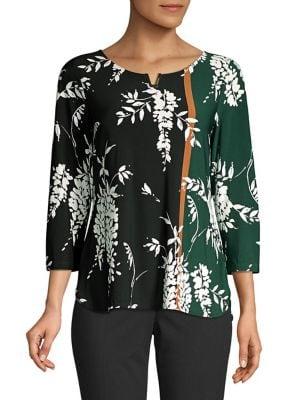 Calvin Klein Mixed Print Top