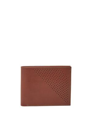 Fossil Dom Rfid Flip Id Leather Bi-fold Wallet